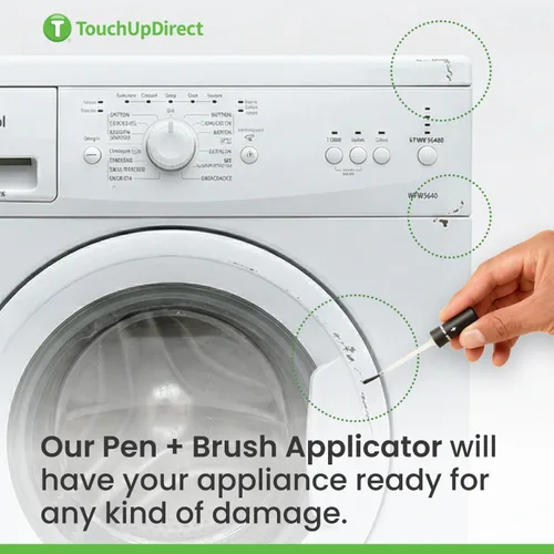 Miniatura 3 de TouchUpDirect Perfect Match - Pintura de retoque negra para electrodomésticos Whirlpool Negro (WHI002)