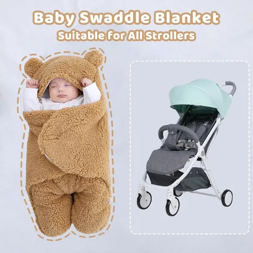 Miniatura 3 de Danolt Manta de Pañales para Bebé 0-6 Meses, Esenciales para Bebé, Esenciales para Bebé Niña o Niño Recién Nacido