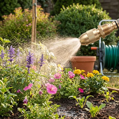 Miniatura 4 de Boquilla de aspersor, cabezal de rociado de agua de riego de jardín, 2 piezas de rosca macho de 1/2 rosca ajustable para riego de jardín y césped