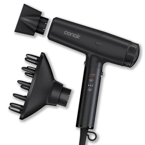 Miniatura 12 de Infiniti PRO CONAIR Secador digital, secador de pelo iónico reductor de encrespamiento con accesorios difusores y concentradores, hasta 5 veces más