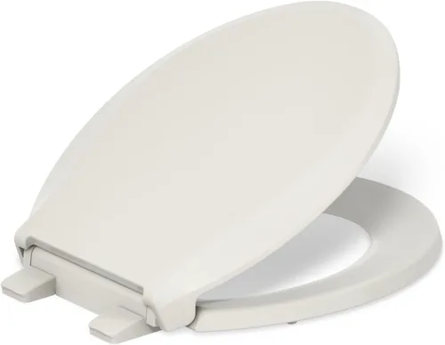 Miniatura 37 de KOHLER 4636-RL-0 Cachet ReadyLatch - Asiento de inodoro alargado con cierre lento, asiento de inodoro de cierre suave con tapa silenciosa, topes