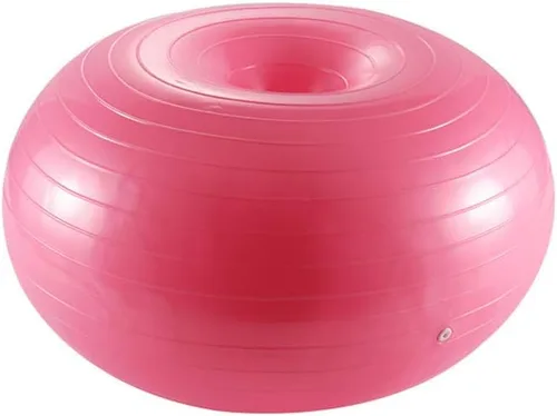 Miniatura 10 de Keenso Pelota de ejercicio con dona de yoga, entrenamiento de núcleo, pelota de estabilidad, pelota de ejercicio para yoga, pilates, entrenamiento