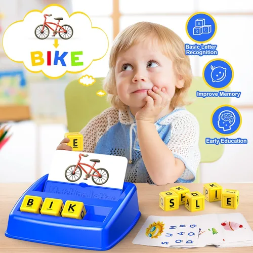 Miniatura 5 de LIWIN LET'S GO! Juegos educativos para niños de 3 a 8 años, juego de emparejar letras para niños de 3 a 8 años, juguetes educativos para niños de 3