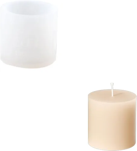 Miniatura 8 de BOOWAN NICOLE Molde de tapa de tarro de vela de concreto de Nochebuena, molde de silicona de cemento para suculentas, tapa de macetas, soporte