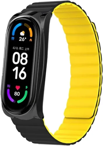 Miniatura 9 de Correa compatible con Xiaomi Mi Band 5, correa de silicona KangPlus con cierre magnético para mujeres y hombres, ajustable de 5.5-8.1 pulgadas, Azul