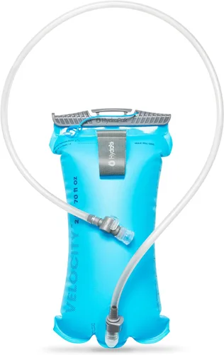 Miniatura 8 de HydraPak Velocity Depósito de hidratación (1.5L, 2L, 3L), cámara de agua ultraligera, válvula de mordida autosellante, a prueba de fugas, Malibú