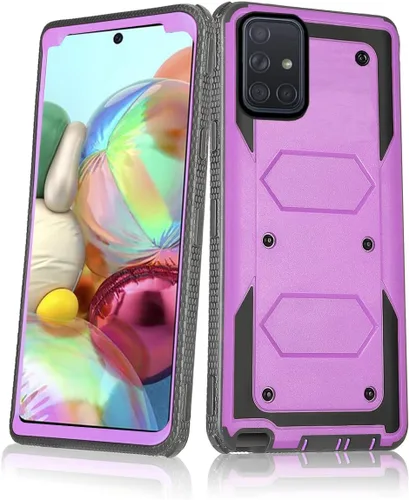 Asuwish Funda de teléfono para Samsung Galaxy A51 4G, híbrida, resistente, a prueba de caídas, a prueba de caídas, protección de cuerpo completo,