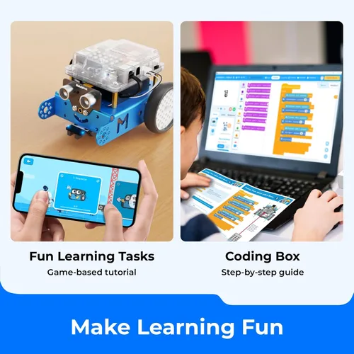 Miniatura 3 de Makeblock Kit de robot mBot con caja de codificación de arañazos + paquete de complemento de robot servo
