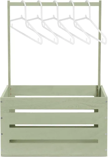 Miniatura 14 de Suzile Caja de madera para baby shower, cesta de madera para regalos con asa, ropa de niño y niña, caja de almacenamiento para revelación de género