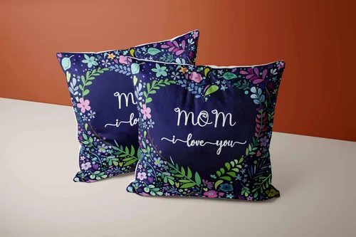 Miniatura 2 de MOM I Love You!Regalos significativos para mamá, ideas de regalo para mamá, regalos de cumpleaños para el día de la madre, funda de cojín de franela