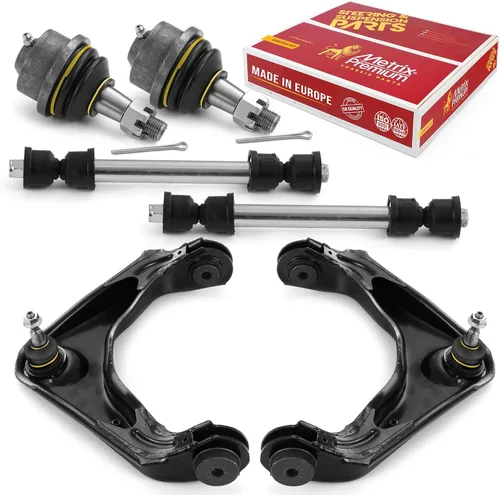 Miniatura 53 de Metrix Premium Chassis Parts - Kit de suspensión delantera de 10 piezas para BMW X5 2007-2013, BMW X6 2008-2014, reemplazo, fabricado en Europa