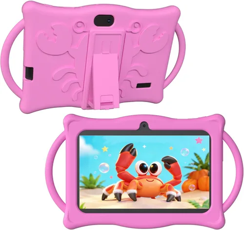 Miniatura 8 de Tablet Android Kids de 7 pulgadas, Tablets para Niños, 4 GB de RAM 32 GB ROM Quad Core Tablet para niños pequeños con funda a prueba de golpes