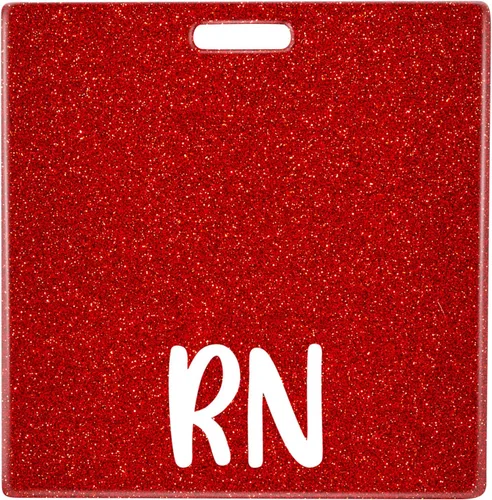 Miniatura 16 de Plifal RN Porta Insignia con Soporte de Tarjeta para Enfermera, Accesorios de Enfermería, Insignia de Enfermera Registrada Horizontal, Rn Rainbow