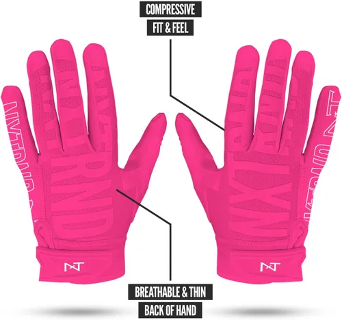 Miniatura 3 de Guantes de fútbol americano Nxtrnd G2 Pro para hombre, guantes ultra adherentes Elite para receptor