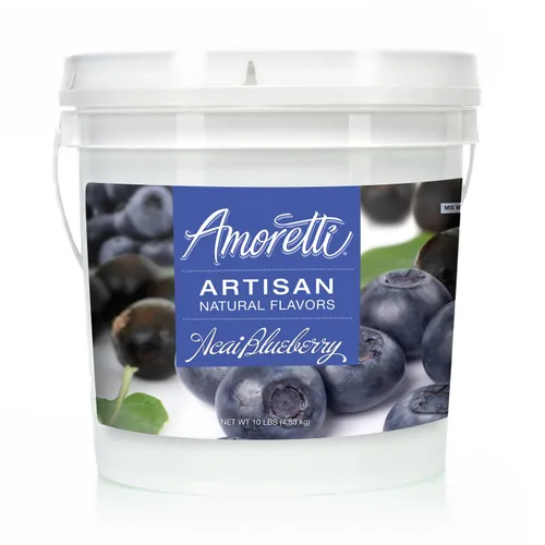 Miniatura 124 de Amoretti - Pasta natural de sabor artesanal de bayas silvestres, 8 onzas, perfecta para helados, bebidas, pasteles y más, sin conservantes, vegana