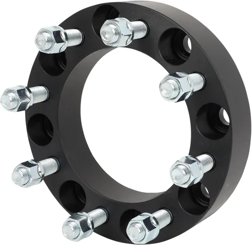 Miniatura 8 de Adaptadores espaciadores de rueda de 1.5 pulgadas, 8 x 170 a 8 x 6.5 pulgadas, 8 lengüetas, 14 x 1.5, 5.118 in, compatible con F-350 Super Duty