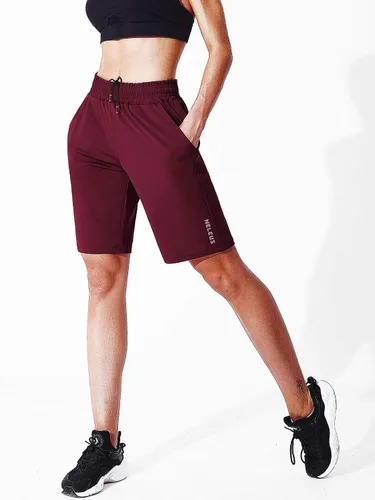 Miniatura 45 de NELEUS Pantalones cortos de correr ligeros para mujer, pantalones cortos atléticos de entrenamiento para yoga con bolsillo