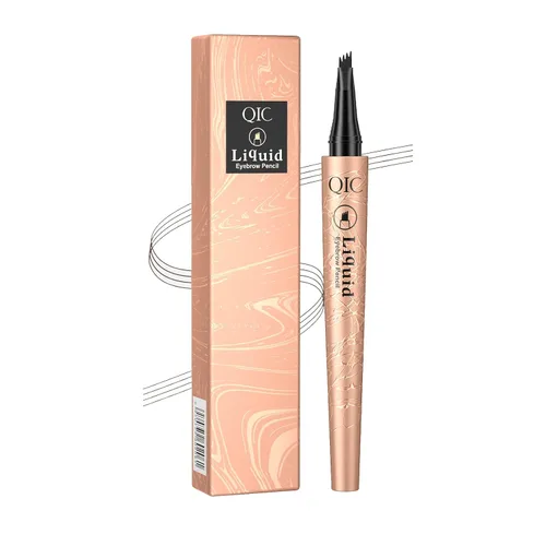 Miniatura 8 de Pluma microblading de cejas negra impermeable – Pluma de cejas de cuatro puntos para cejas de aspecto natural, de larga duración y a prueba