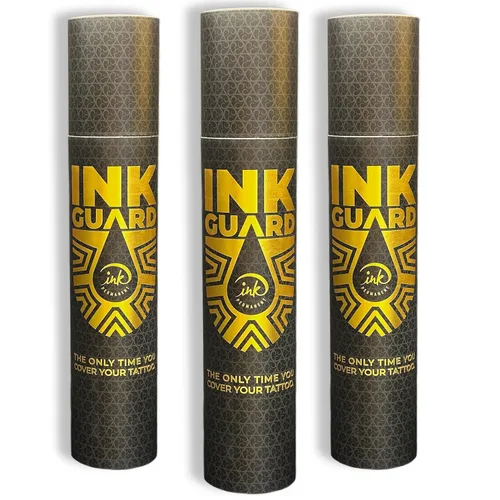 Paquete de 3 protectores de tinta para tatuajes, vendaje de cuidado posterior, piel de tatuaje de 10 pulgadas x 6 pies (9.8 in x 6.0 ft), vendas
