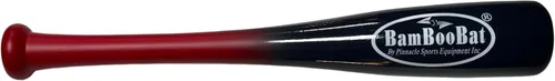 Miniatura 20 de BamBooBat de PINNACLE SPORTS EQUIPMENT INC. - Bate de béisbol y sóftbol de madera de una mano para adultos - 45,7 cm o 53,3 cm Mango blanco/barril