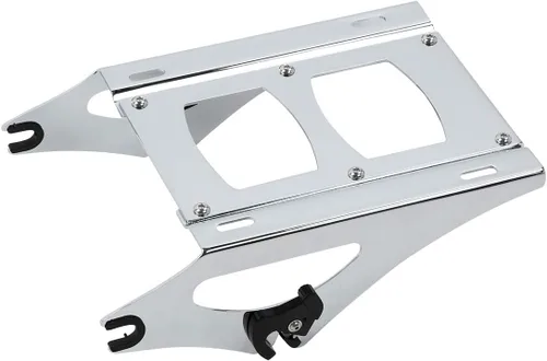 Miniatura 6 de TCMT King Caja de Maletero de Motocicleta con Respaldo Portaequipajes Soporte de Montaje 2 Up Compatible con Harley 2014-2025 Touring CVO Road King