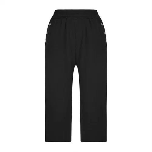 Miniatura 95 de Pantalones capri para mujer, estilo casual, de verano, elásticos, de cintura alta, pantalones de yoga, ajuste atlético, pantalones deportivos