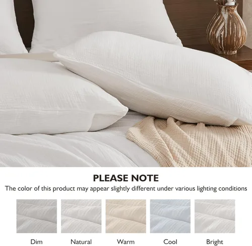 Miniatura 5 de EMME Muslin Cotton Duvet Cover Set