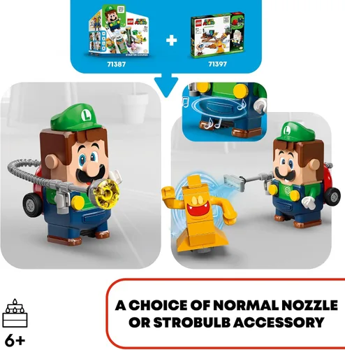 Miniatura 3 de LEGO Super Mario Luigi's Mansion Lab y Poltergust Juego de expansión 71397 Kit de construcción para niños de 6 años en adelante (179 piezas)