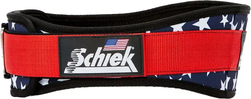 Miniatura 17 de Schiek Modelo deportivo 2004 Nylon 4 3/4" Cinturón de levantamiento de pesas - Negro Azul marino
