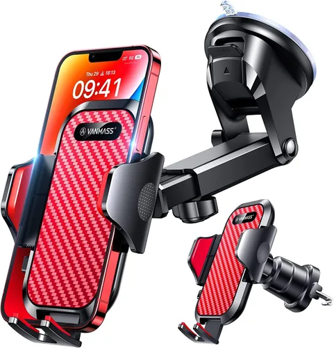 Miniatura 10 de VANMASS Soporte de teléfono para tu automóvil 2026 Ultimate Phone Mount Militar Parabrisas Ventilación del salpicadero del parabrisas 【Lo más nuevo