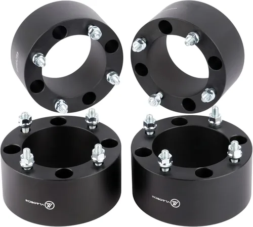 Miniatura 11 de Espaciadores de rueda forjados en negro 4x137 para todoterreno de 1 pulgada con pernos de 10x1.25 Compatibles con Kawasaki Can-Am Bombardier Suzuki