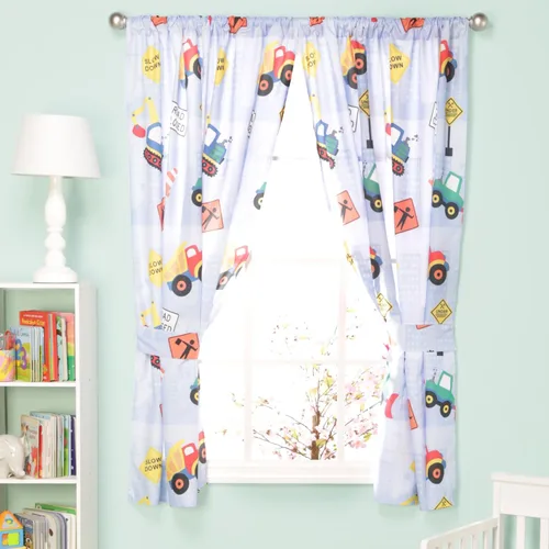 Miniatura 9 de Cortinas de sirena para dormitorio de niñas con caballitos de mar y estrella de mar; 4 cortinas temáticas de sirena para niños con 2 paneles de 82 x