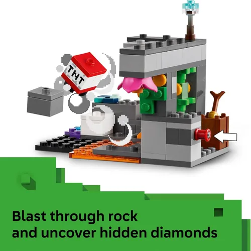 Miniatura 3 de LEGO Minecraft The Warden Encounter - Juego de construcción coleccionable para niños y niñas de 7 años en adelante, con minifigura de guardabosques