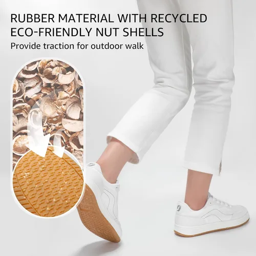 Miniatura 4 de STQ Zapatos de lona para mujer, con cordones, antideslizantes, cómodos, para caminar