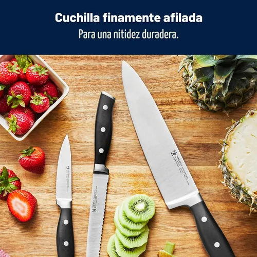 Miniatura 8 de Henckels - Cuchillo de chef forjado Accent de 8 pulgadas, color negro