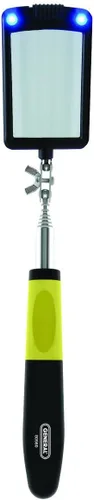 General Tools 80560 Espejo de inspección con luz LED telescópica, 360 giratorio para visión adicional de 33 pulgadas