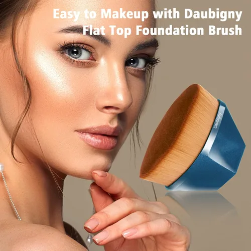 Miniatura 2 de Daubigny, brocha de maquillaje perfecta para maquillaje facial, colorete líquido, en polvo, base para mezclar líquidos, crema, polvo, cosméticos