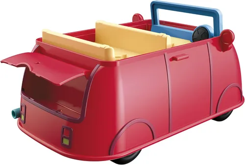 Miniatura 4 de Peppa Pig Peppa's Adventures Peppa's Family Red Car - Juguete preescolar, efectos de habla y sonido, incluye 2 figuras, para edades de 3 años