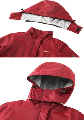 Miniatura 5 de Chaqueta de esquí de montaña para mujer, impermeable, forro polar, snowboard, invierno