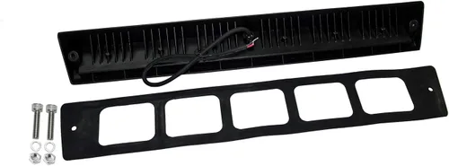 Miniatura 5 de Raycharm - Lámpara LED para porche exterior de RV de 22.4", 40° de ángulo descendente, haz de inundación de luz blanca fría de 6000K, 12V/24V DC
