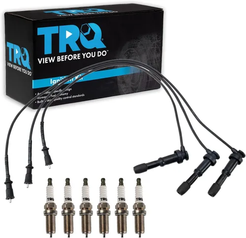 Miniatura 73 de Kit de bujías de chispa TRQ 5 piezas de bujías de iridio Compatible con Acura Integra 1992-2001 1999-2000 Honda Civic 1994-1995 Civic del Sol