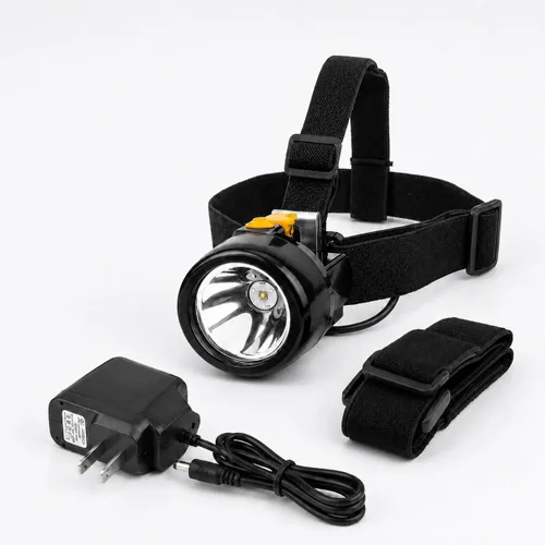 Miniatura 8 de Linterna frontal LED recargable, resistente al agua, a prueba de explosiones, casco de alta potencia con largo tiempo de funcionamiento para minería