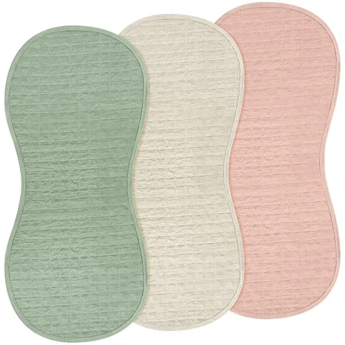 Hahafelt 3 piezas de almohadillas para cambiador con forma de maní, impermeables, de algodón orgánico, almohadillas de maní cálidas para la espalda