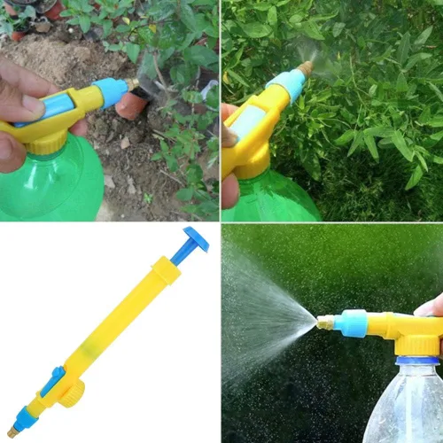 Miniatura 3 de Pulverizador a presión, parte superior de repuesto de mano para botellas de bebidas, mini bomba de agua para el hogar, césped, jardín, jardinería