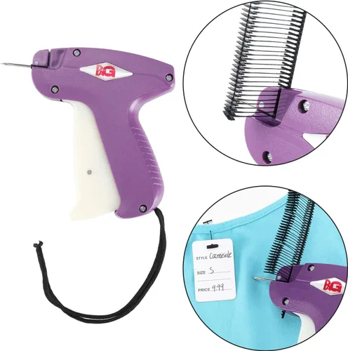 Miniatura 4 de PAG Sujetadores de pistola de etiquetado estándar de 1 pulgada, accesorios de púas, etiqueta de precio, repuesto de pistola para ropa, 5000 piezas