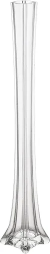 Miniatura 2 de Jarrón de cristal de la Torre Eiffel de 1.5" x 24" - Juego de 12, transparente