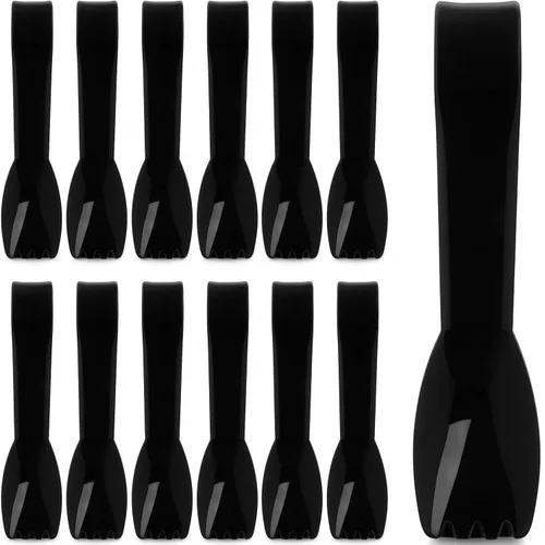 Miniatura 2 de Carlisle FoodService Products Carly Pinza para ensalada, pinza para ensalada de 6 pulgadas, color negro (paquete de 12)