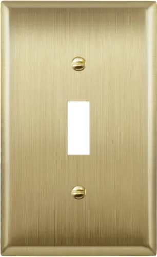 Miniatura 92 de ENERLITES Placa de Pared Metálica para Interruptor de Luz de Palanca, Acero Inoxidable 201, Resistente a la Corrosión, Tamaño Estándar 1-Gang 4.50