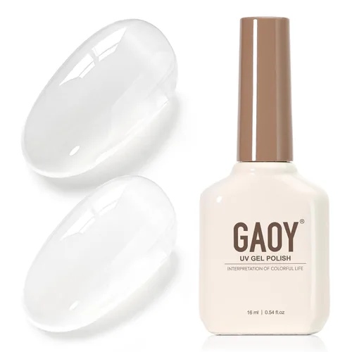 Miniatura 48 de GAOY - Esmalte de uñas de gel marrón, 16ml de esmalte de gel para quitar por remojo, curado con luz UV para arte de uñas, manicura DIY en casa, 2088