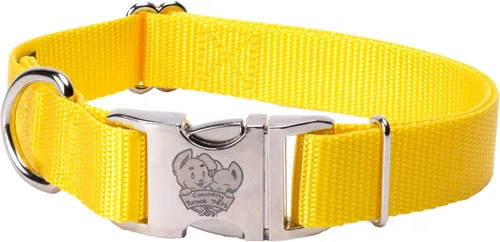 Miniatura 21 de Country Brook Petz – Collar de nailon premium para perro con hebilla de metal para razas pequeñas, medianas y grandes - Más de 10 colores cálidos